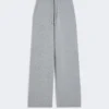 Broek van wol en kasjmier, middengrijs