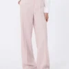Broek van wol, mohair en zijde, beige-roze Broek van wol, mohair en zijde, beige-roze