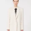 Cady-blazer met enkele rij knopen, beige Cady-blazer met enkele rij knopen, beige