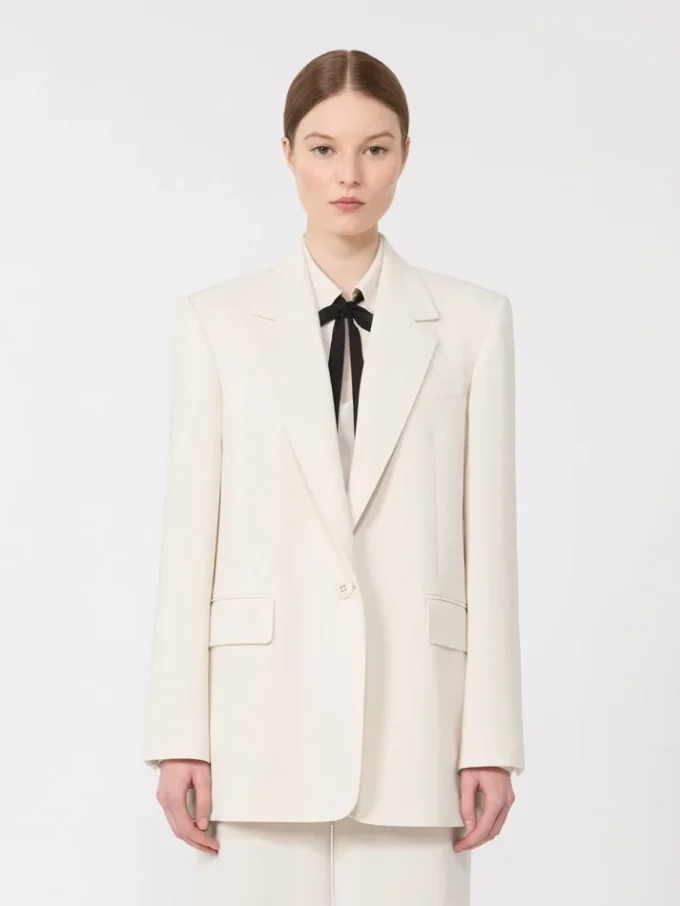 Cady-blazer met enkele rij knopen, beige Cady-blazer met enkele rij knopen, beige
