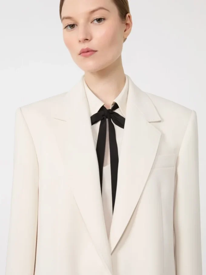 Cady-blazer met enkele rij knopen, beige Cady-blazer met enkele rij knopen, beige