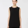 Cady-blouse met ronde hals, zwart Cady-blouse met ronde hals, zwart