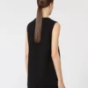 Cady-blouse met ronde hals, zwart Cady-blouse met ronde hals, zwart