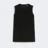 Cady-blouse met ronde hals, zwart Cady-blouse met ronde hals, zwart