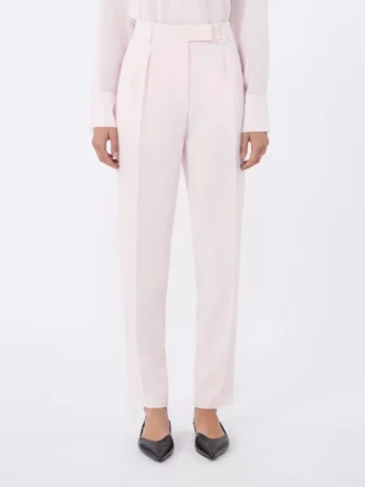 Cady-broek met wijd uitlopende pijpen, roze