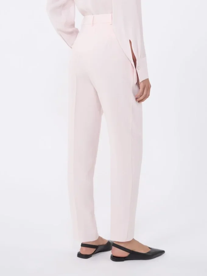 Cady-broek met wijd uitlopende pijpen, roze Cady-broek met wijd uitlopende pijpen, roze