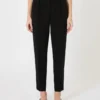 Cady-broek met wijd uitlopende pijpen, zwart Cady-broek met wijd uitlopende pijpen, zwart