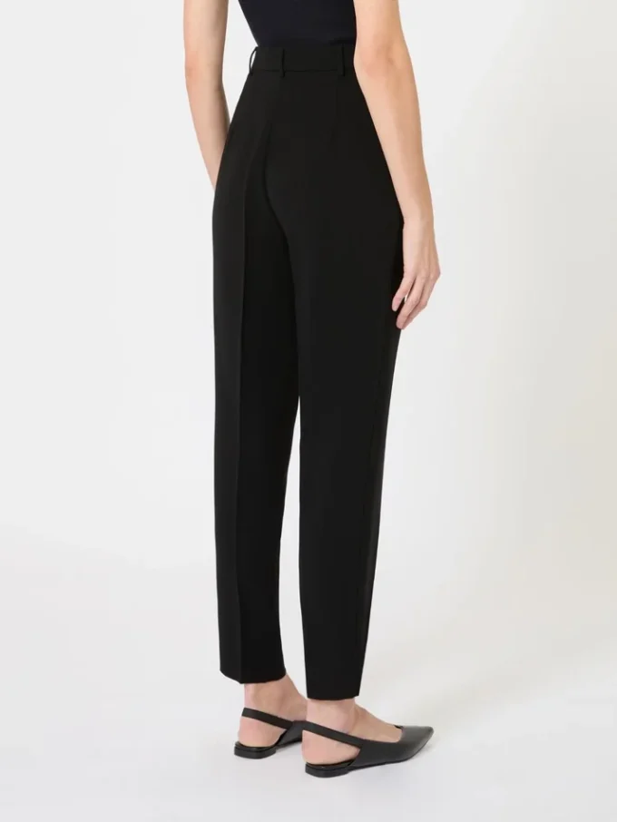 Cady-broek met wijd uitlopende pijpen, zwart Cady-broek met wijd uitlopende pijpen, zwart