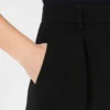 Cady-broek met wijd uitlopende pijpen, zwart Cady-broek met wijd uitlopende pijpen, zwart
