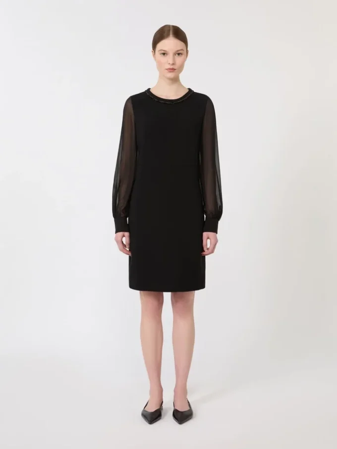 Cady-cocktailjurk, zwart