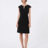 Cady-jurk met prinsessensilhouet, zwart Cady-jurk met prinsessensilhouet, zwart