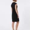 Cady-jurk met prinsessensilhouet, zwart Cady-jurk met prinsessensilhouet, zwart