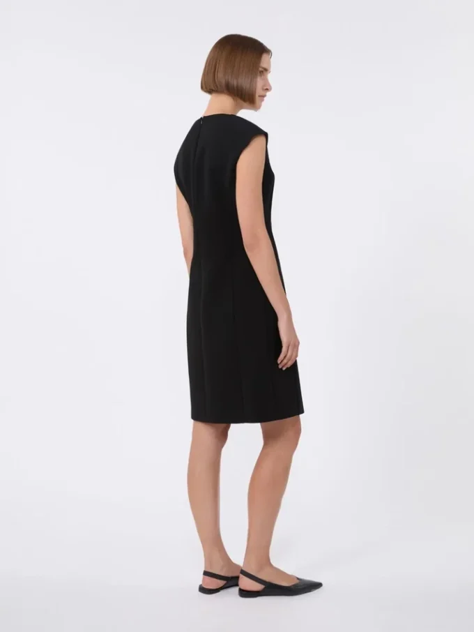Cady-jurk met prinsessensilhouet, zwart Cady-jurk met prinsessensilhouet, zwart