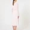 Cady-jurk met uitlopende pijpen, roze Cady-jurk met uitlopende pijpen, roze