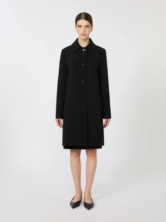 Cady midi-jas, zwart Cady midi-jas, zwart