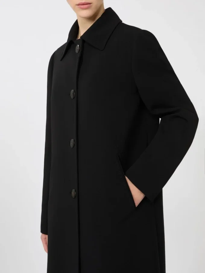 Cady midi-jas, zwart Cady midi-jas, zwart