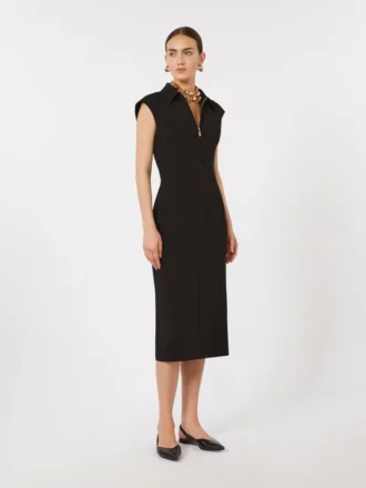Cady midi-jurk, zwart