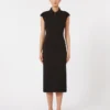 Cady midi-jurk, zwart