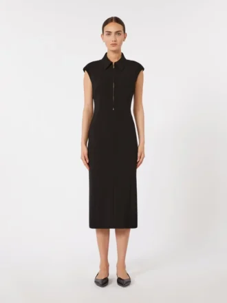 Cady midi-jurk, zwart