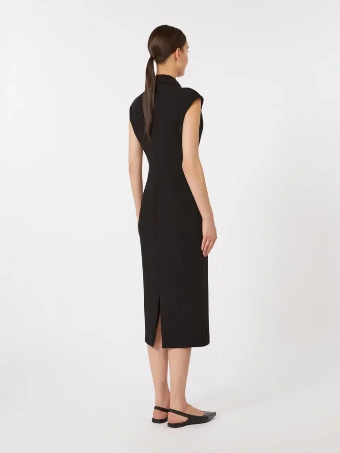 Cady midi-jurk, zwart