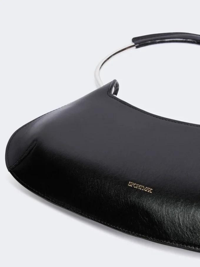 Caju mini-leren tas, zwart Caju mini-leren tas, zwart