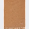 Camelkleurige stola met logo, camel Camelkleurige stola met logo, camel