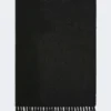 Camelkleurige stola met logo, zwart Camelkleurige stola met logo, zwart