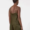 Camisole-top van envers-satijn, mosgroen Camisole-top van envers-satijn, mosgroen