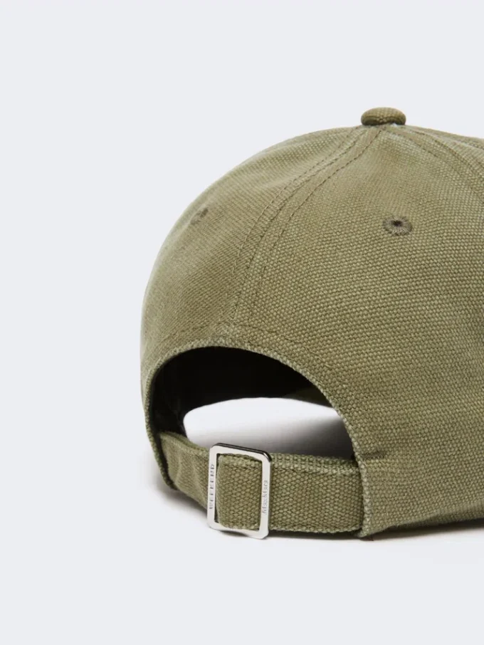 Canvas baseballpet, kaki Canvas baseballpet, kaki