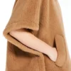 Cape van teddystof, camel Cape van teddystof, camel