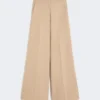 Compacte jersey broek, albino