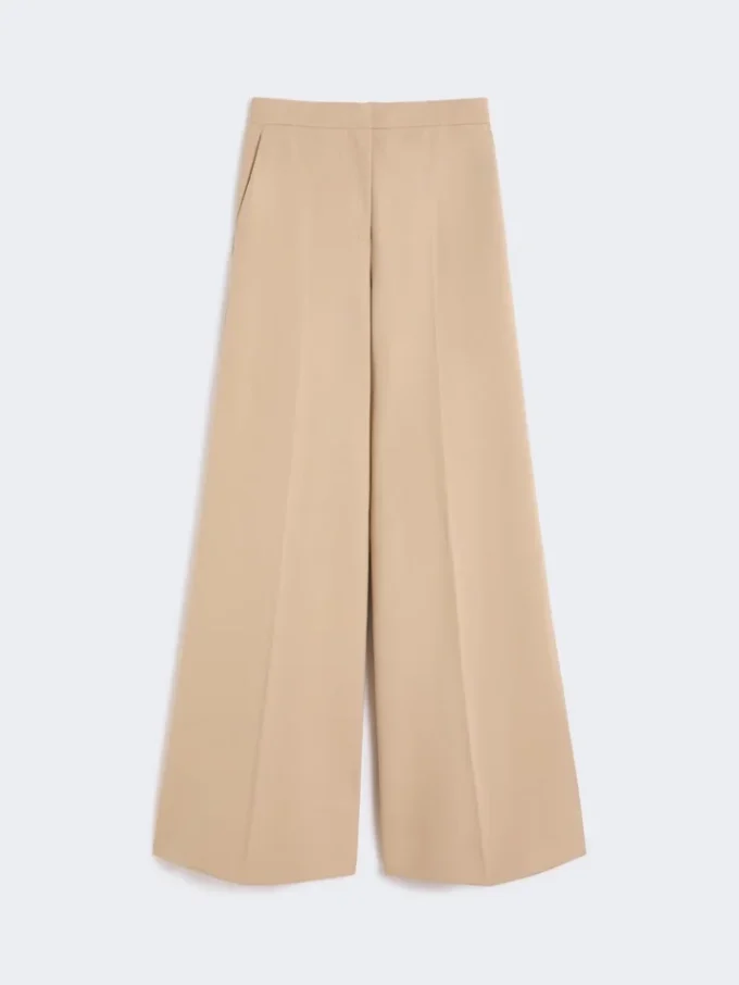 Compacte jersey broek, albino
