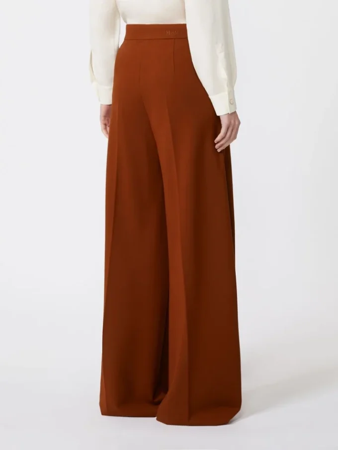 Compacte jersey broek, terracotta Compacte jersey broek, terracotta