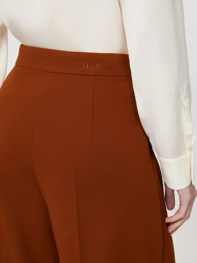 Compacte jersey broek, terracotta Compacte jersey broek, terracotta