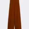 Compacte jersey broek, terracotta Compacte jersey broek, terracotta