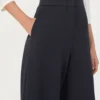 Compacte jersey broek, ultramarijn