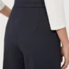 Compacte jersey broek, ultramarijn