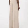 Compacte jersey broek, zandkleur Compacte jersey broek, zandkleur