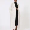 Compacte midi-rok van crêpe jersey, zwart
