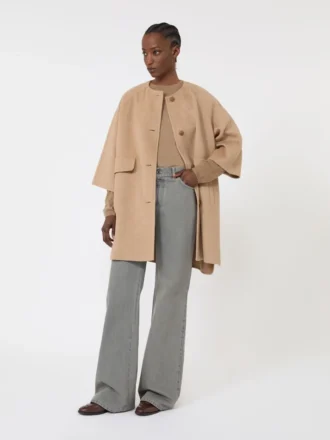Denim broek met rechte pasvorm, zwart