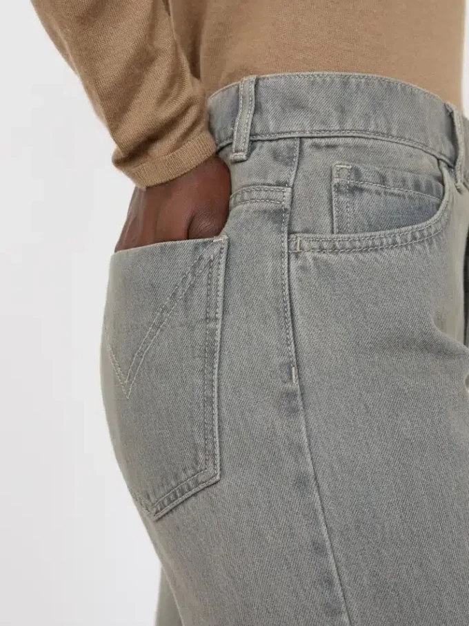 Denim broek met rechte pasvorm, zwart Denim broek met rechte pasvorm, zwart