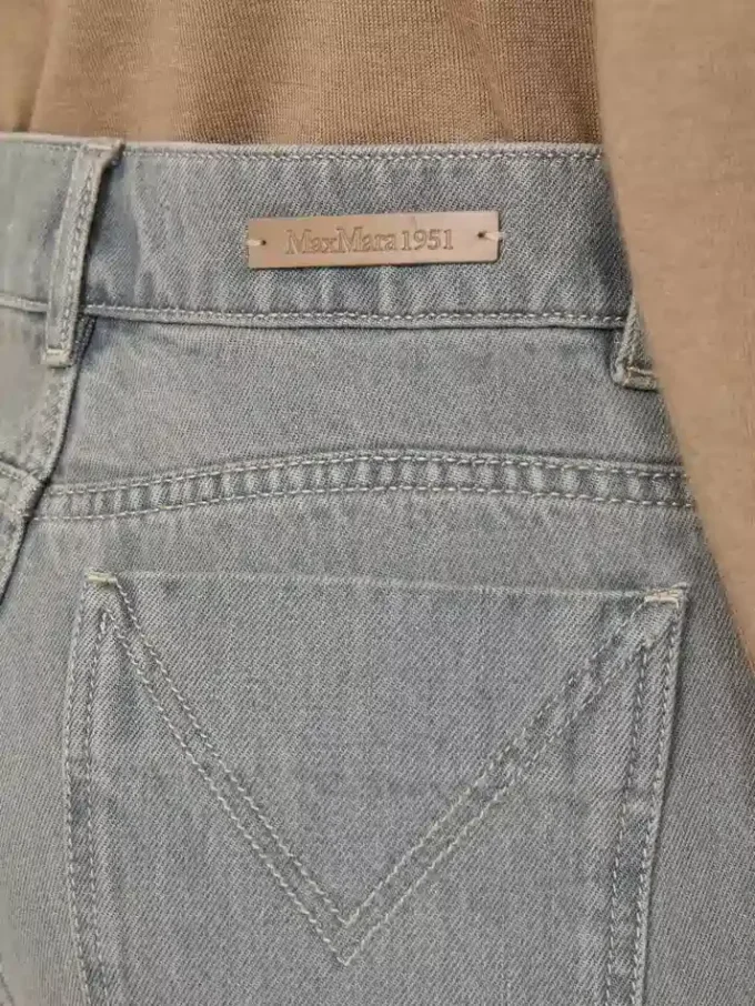 Denim broek met rechte pasvorm, zwart Denim broek met rechte pasvorm, zwart