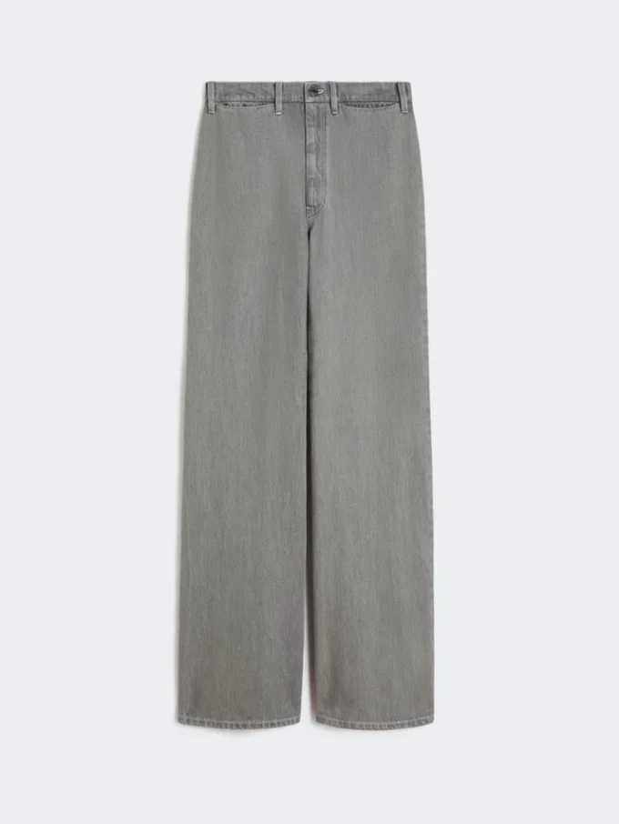 Denim broek met rechte pasvorm, zwart Denim broek met rechte pasvorm, zwart