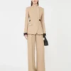 Dubbelrijige blazer van puur linnen natta, camel Dubbelrijige blazer van puur linnen natta, camel