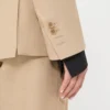 Dubbelrijige blazer van puur linnen natta, camel Dubbelrijige blazer van puur linnen natta, camel