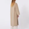 Dubbelzijdige jas van wolmix, camel