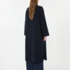 Dubbelzijdige jas van wolmix, marineblauw Dubbelzijdige jas van wolmix, marineblauw