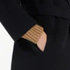 Dubbelzijdige wollen mantel, middernachtblauw Dubbelzijdige wollen mantel, middernachtblauw