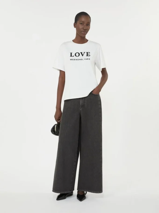 Echte katoenen denim jeans, zwart Echte katoenen denim jeans, zwart