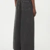 Echte katoenen denim jeans, zwart Echte katoenen denim jeans, zwart